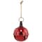 7" Red Metal Jingle Bell Hanging Christmas Decoration